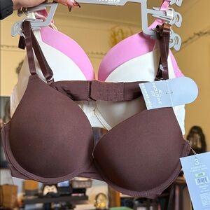 Essentials Brown Push-Up T-Shirt Bra 36B NEW WITH TAGS